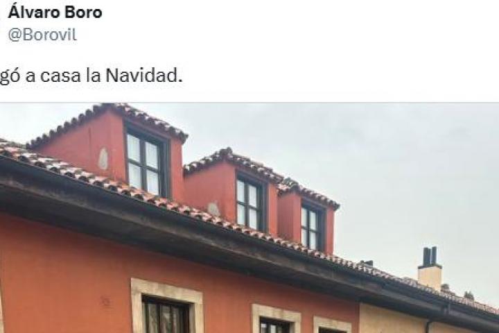 El tuit publicado por @Borovil sobre lo que han instalado en su calle.