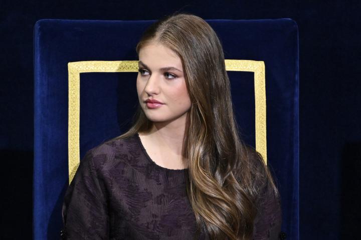 La princesa Leonor en la ceremonia de entrega de los Premios Princesa de Asturias 2025 en Oviedo