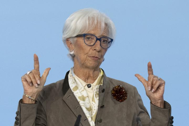 La presidenta del BCE, Christine Lagarde.