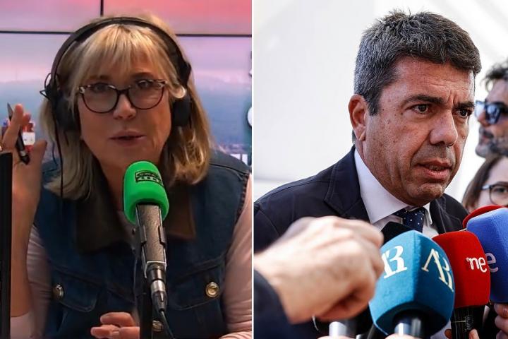 Fotomontaje de Julia Otero y Carlos Mazón