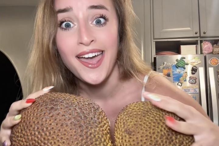 La creadora de contenido Sandra Pérez, en TikTok