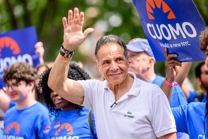Andrew Cuomo, en un acto de campaña