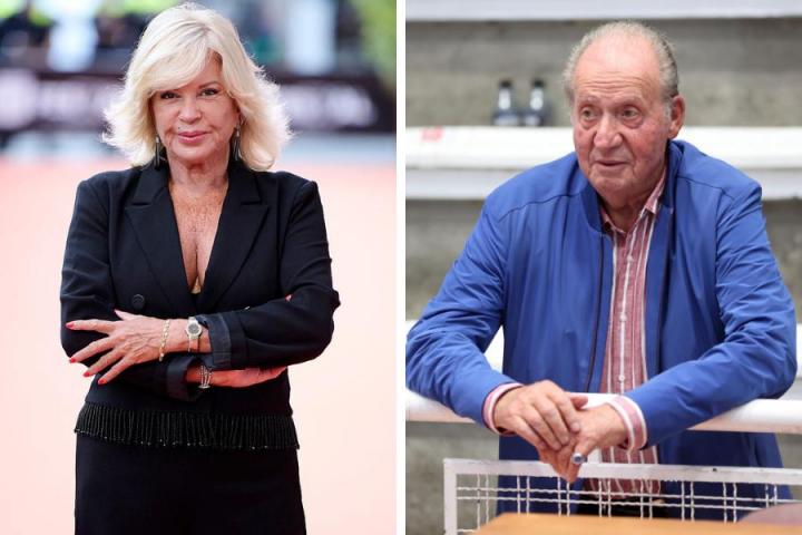 Fotomontaje de Bárbara Rey y Juan Carlos I.