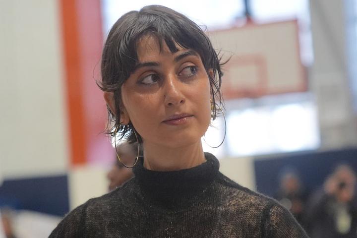 Rama Duwaji, en la jornada de votación de las elecciones a la alcaldía de Nueva York.