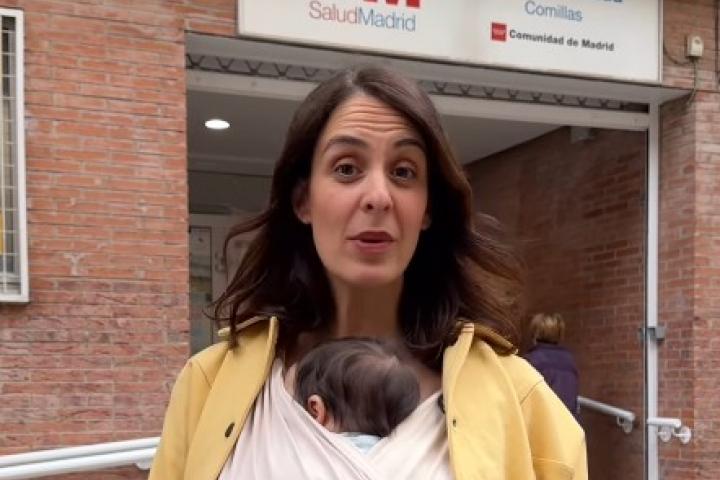 Rita Maestre, en un vídeo publicado en su cuenta oficial de Instagram