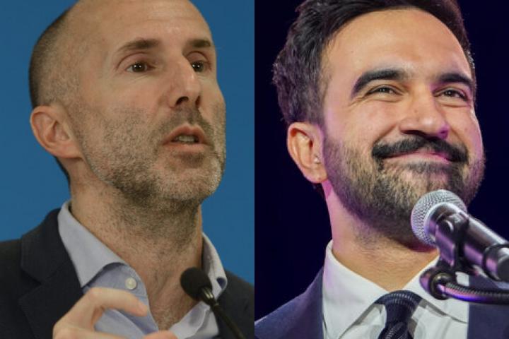 El alcalde de Ourense, Gonzalo Pérez Jácome (Democracia Ourensana), y su homólogo de Nueva York, el recién electo Zohran Mamdani; en sendas imágenes de archivo, respectivamente.