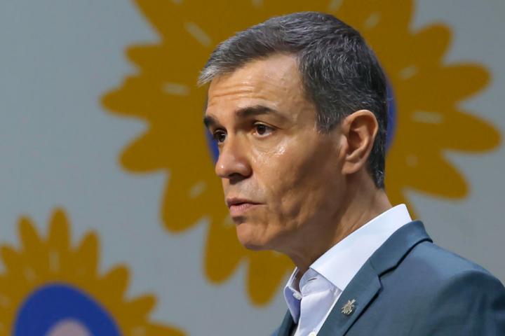 El presidente del Gobierno, Pedro Sánchez, en Brasil