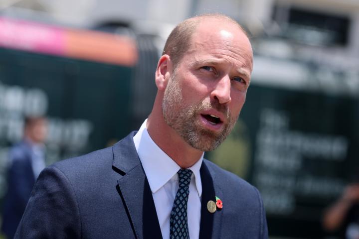 El príncipe Guillermo en un acto de los Premios Earthshot en Rio de Janeiro