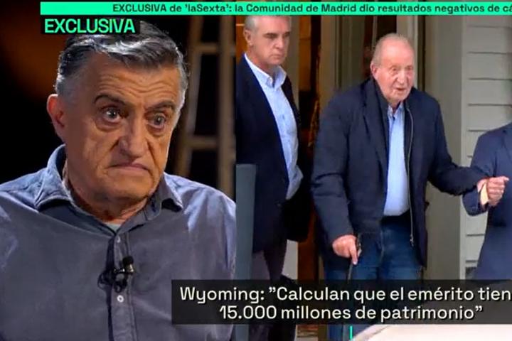 El Gran Wyoming hablando de Juan Carlos I.