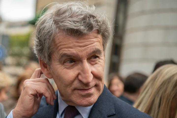 El líder del PP, Alberto Núñez Feijóo.