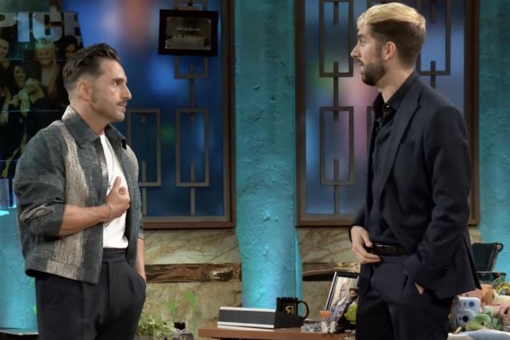 David Bustamante en 'La Revuelta' con David Broncano.