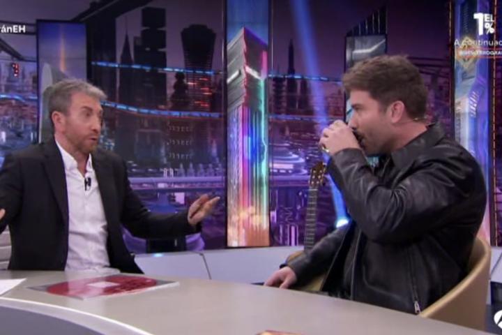 Pablo Alborán en 'El Hormiguero' entrevistado por Pablo Motos.