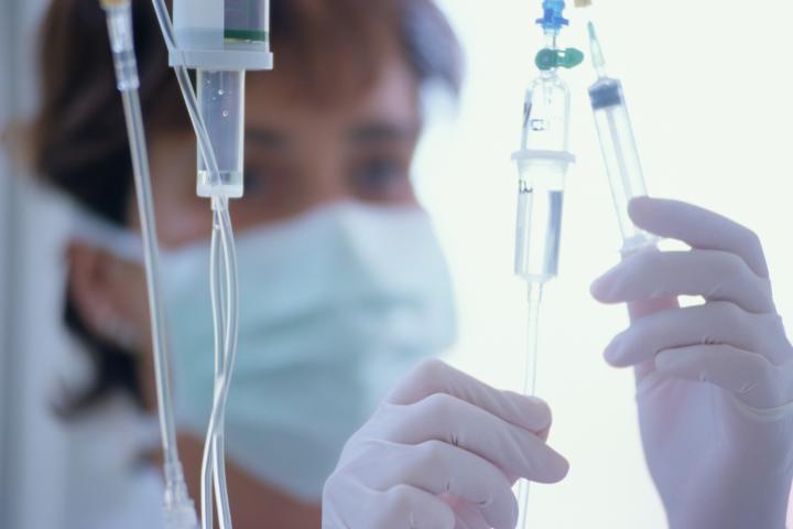 Una enfermera trabajando, en una imagen de archivo