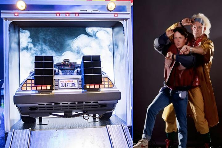 alt="alt="El mítico DeLorean de Regreso al futuro""