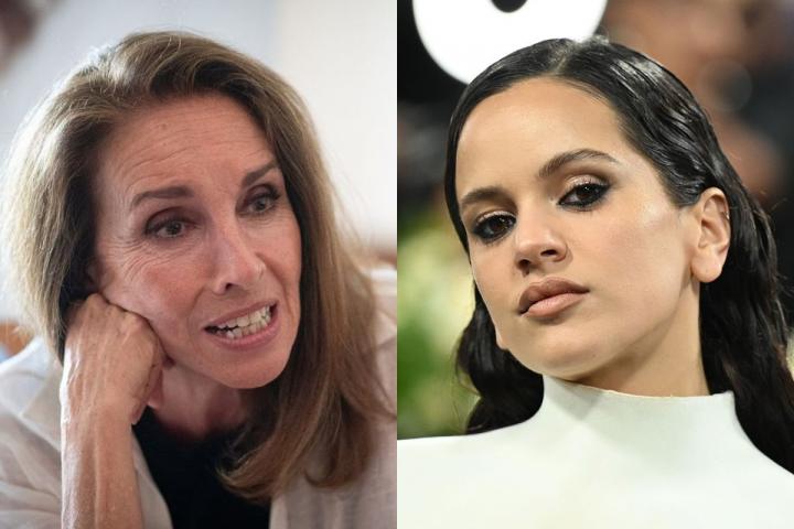 Las cantantes Ana Belén y Rosalía.