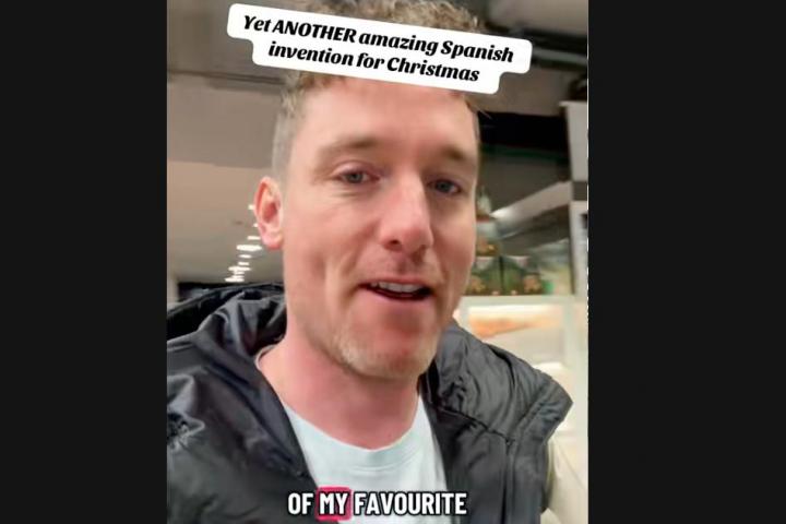 Chris, británico en España habla de los polvorones.