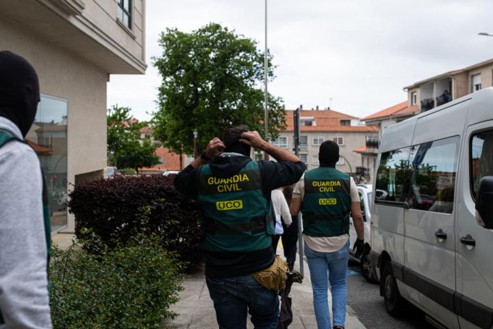 La UCO, durante una de sus actuaciones