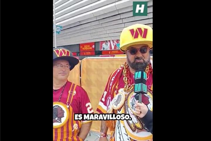 Aficionados de la NFL este domingo.