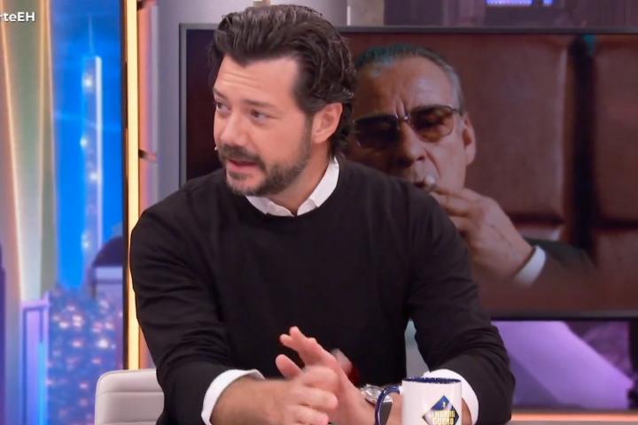 Álvaro Morte en 'El Hormiguero'.