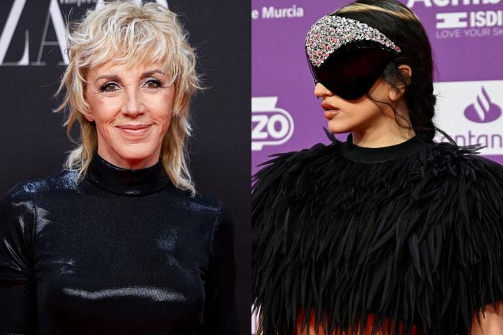 Ana Torroja y Rosalía.