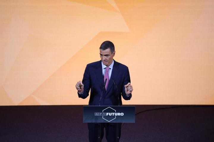 Pedro Sánchez durante el foro Metafuturo 2025