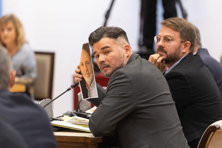 El diputado de ERC, Gabriel Rufián