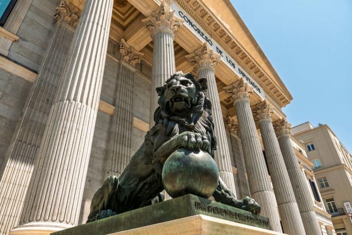 Exterior del Congreso de los Diputados