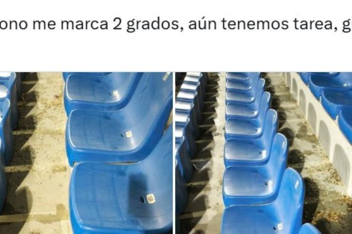 Captura del tuit de Sara, voluntaria del Unionistas