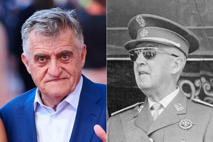 Fotomontaje del Gran Wyoming y Francisco Franco.