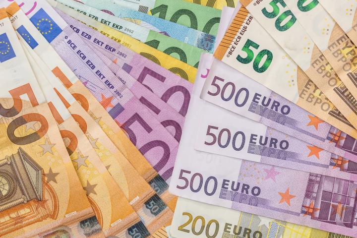 Numerosos billetes de euro, en una imagen de archivo