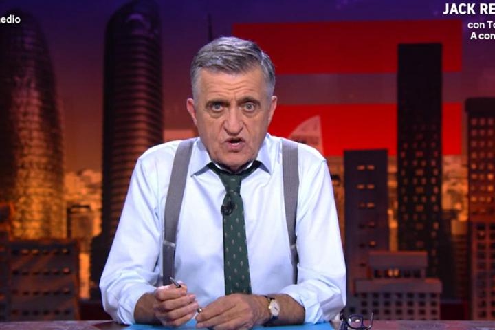 El Gran Wyoming durante el programa de 'El Intermedio'.