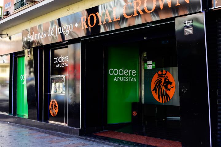 Entrada de un establecimiento de Codere en Madrid