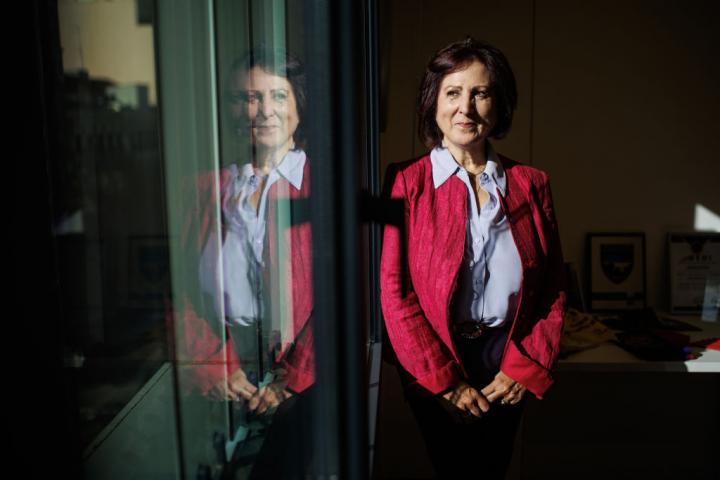 Teresa Peramato, fiscal delegada para la Violencia sobre la Mujer, posa durante una entrevista para Europa Press, el 6 de noviembre de 2023, en Madrid.