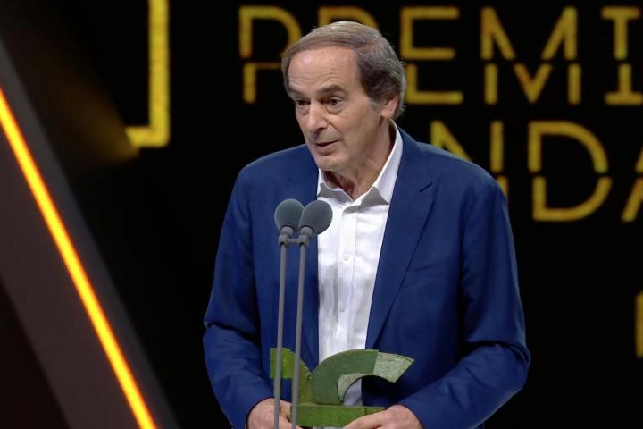 Isaías LaFuente recoge el Premio Ondas.