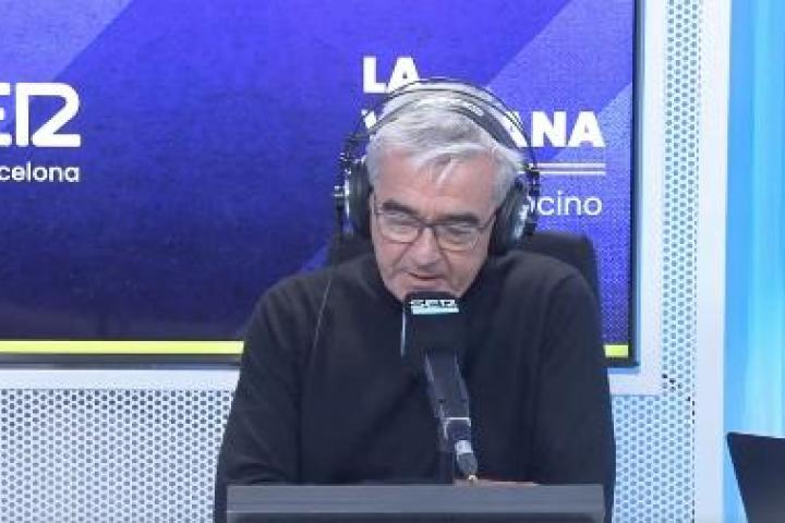 Carles Francino, presentador de La Ventana, lee su monólogo inicial.