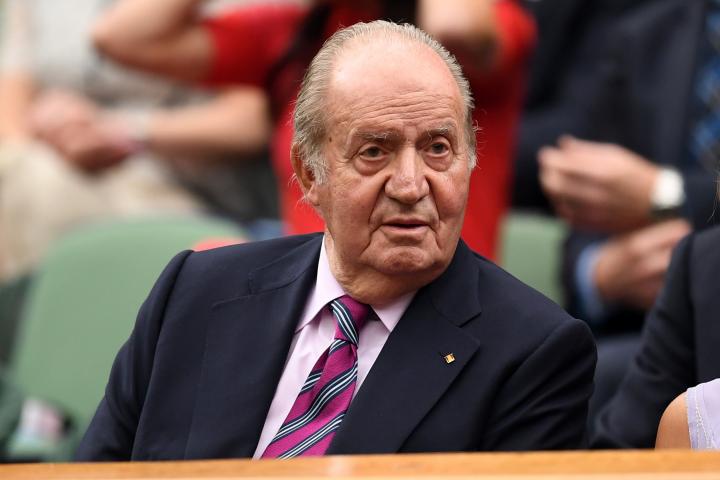 El rey Juan Carlos en Wimbledon 2017