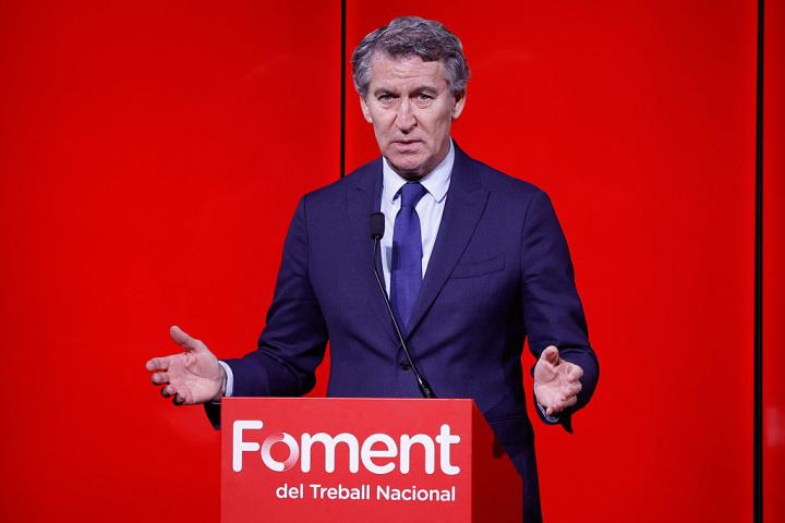 El presidente del Partido Popular, Alberto Núñez de Feijóo.