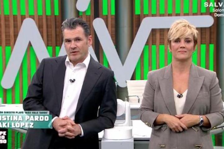 Iñaki López y Cristina Pardo en 'Más Vale Tarde'