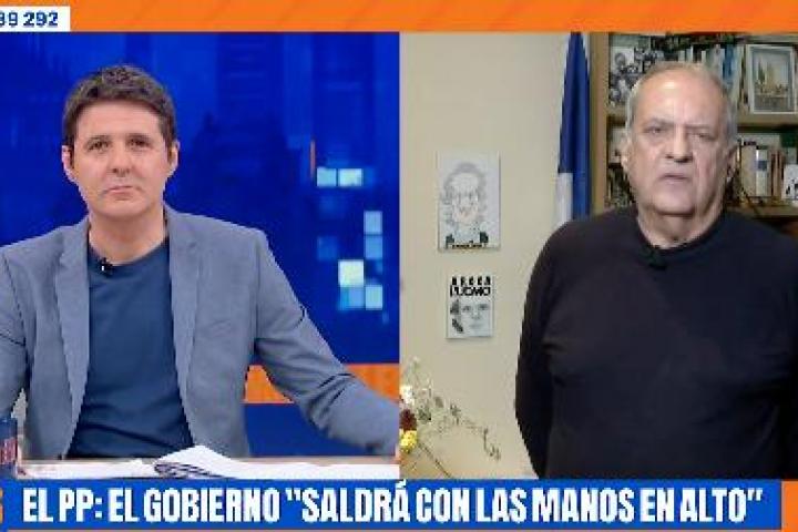 Javier Aroca en el programa 'Malas Lenguas', de RTVE.