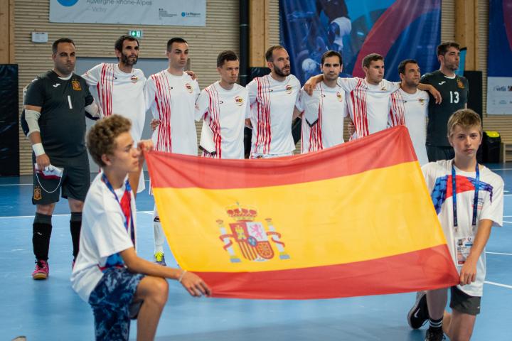 La selección española de fútbol sala de deportistas con discapacidad intelectual, en los Global Games de 2023
