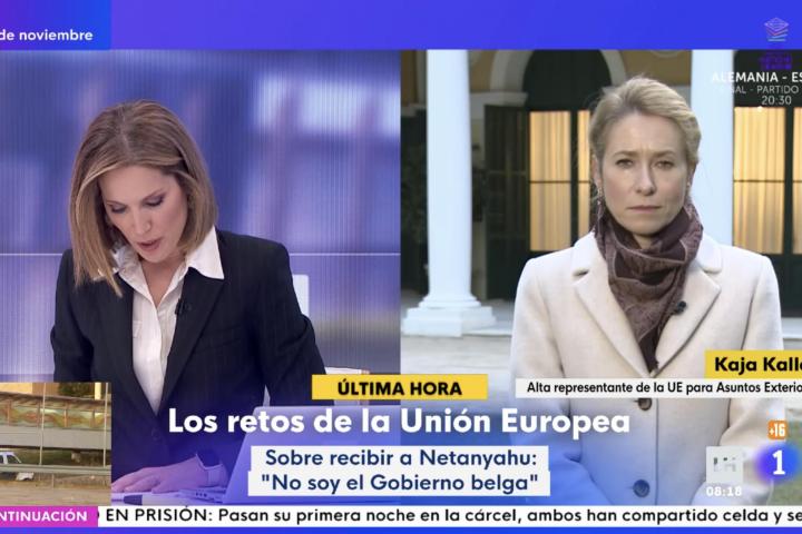 Silvia Intxaurrondo entrevista a Kaja Kallas, alta representante de la UE para Asuntos Exteriores