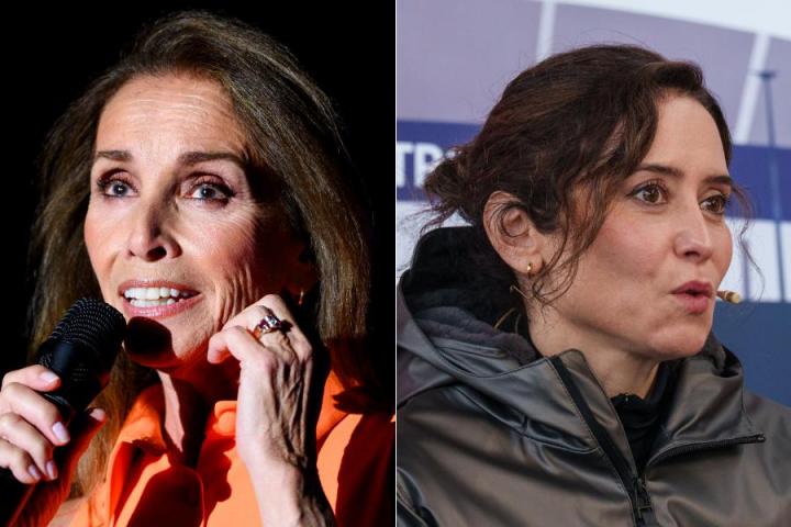 Fotomontaje de Ana Belén e Isabel Díaz Ayuso.