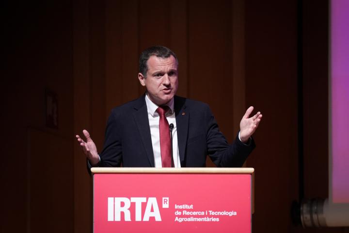 El conseller de Agricultura, Ganadería, Pesca y Alimentación, Òscar Ordeig