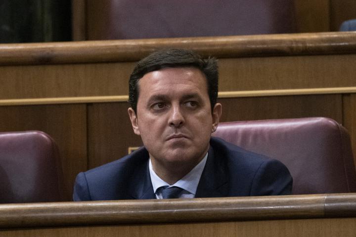 Imagen de archivo de Javier Aureliano García, expresidente de la Diputación de Almería y exlíder provincial del Partido Popular, en 2019.