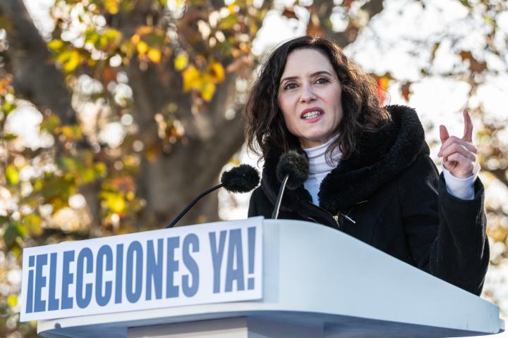 La presidenta de la Comunidad de Madrid, Isabel Díaz Ayuso.
