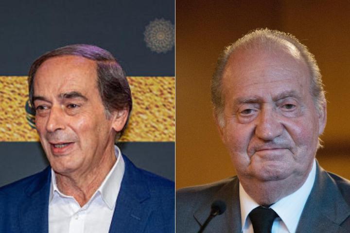 Fotomontaje de Isaías Lafuente y el rey emérito Juan Carlos I.