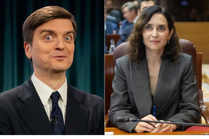 Marc Giró junto a Isabel Díaz Ayuso