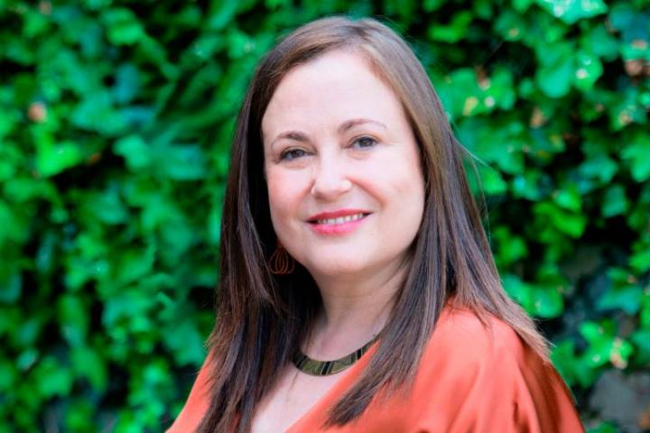 La periodista asturiana Sonia Moreno, autora de "Marruecos, el vecino incómodo", en una imagen promocional.