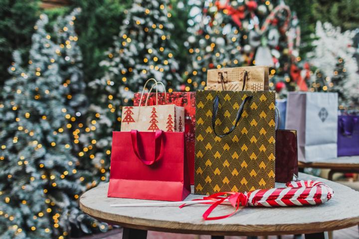 Bolsas de compra de Navidad