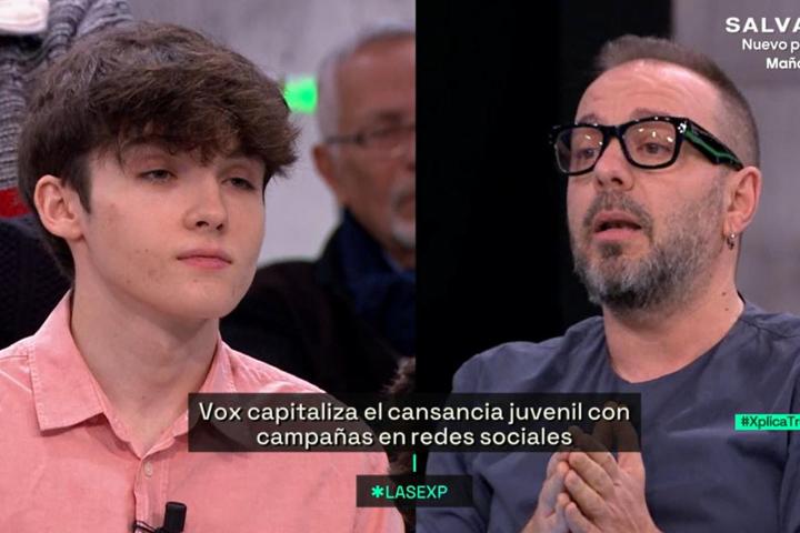 El periodista Antonio Maestre reacciona al comentario de Echeverría, del PP, en 'laSexta Xplica'.